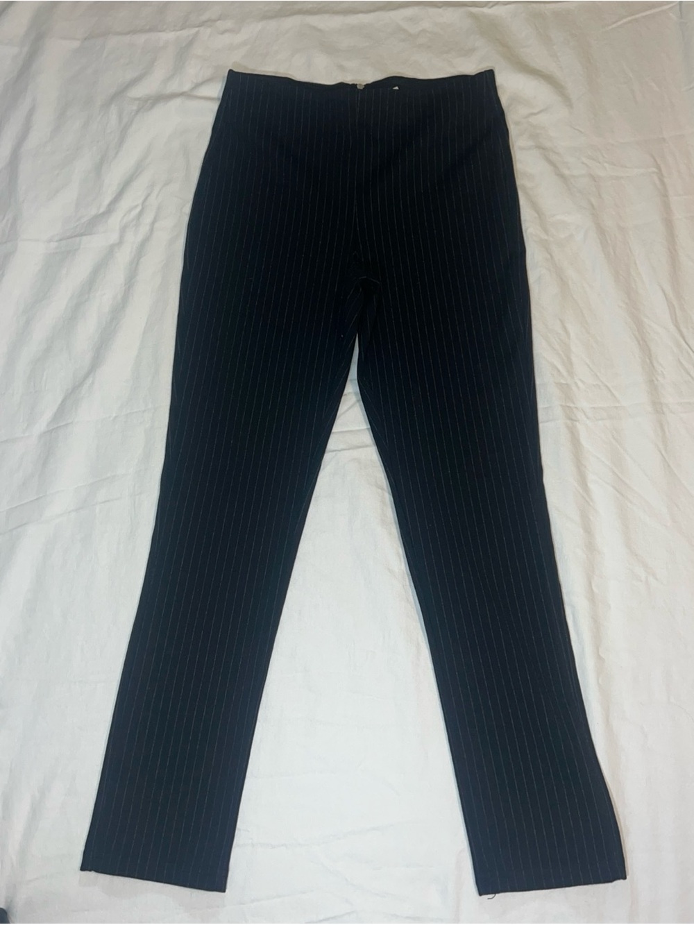 H&M Black Pinstripe Skinny Trousers